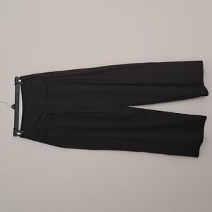 ELODIE Black Tie Front Wide Leg Trousers size M